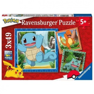 Puzzle dla dzieci 3x49 Pokemony