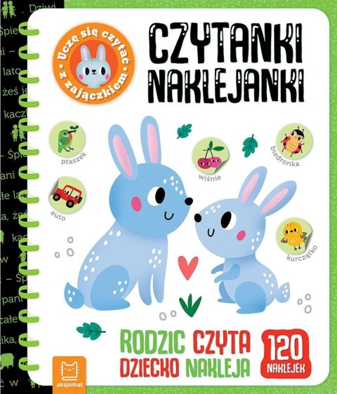 Czytanki-naklejanki. Uczę się czytać z zajączkiem