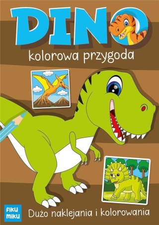 Dino kolorowa przygoda z naklejkami