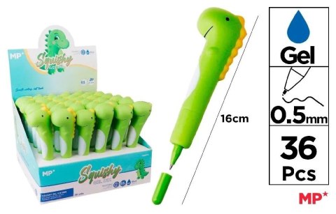 Długopis żelowy Squishy Dinozaur (36szt) Długopis żelowy Squishy Dinozaur (36szt)