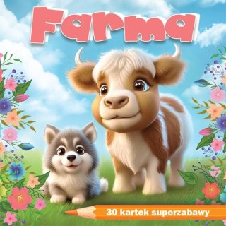 Farma. 30 kartek superzabawy - kolorowanka notes