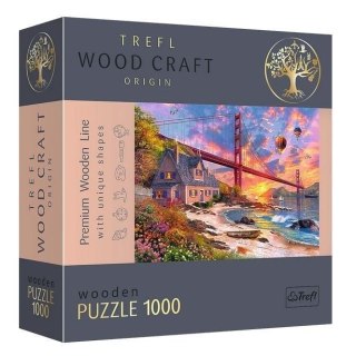 Puzzle drewniane 1000 Zachód słońca nad... TREFL