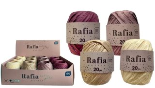 Rafia na szpulce 20m Satin Gold (12szt)