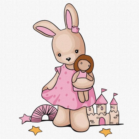 Malowanie po numerach - Charming princess Kids Malowanie po numerach - Charming princess Kids