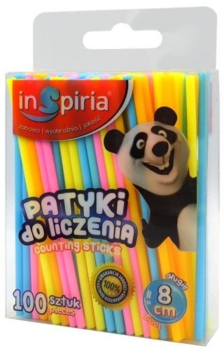 Patyki do liczenia okrągłde 8cm 100szt