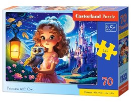 Puzzle 70 Princess with Owl CASTOR