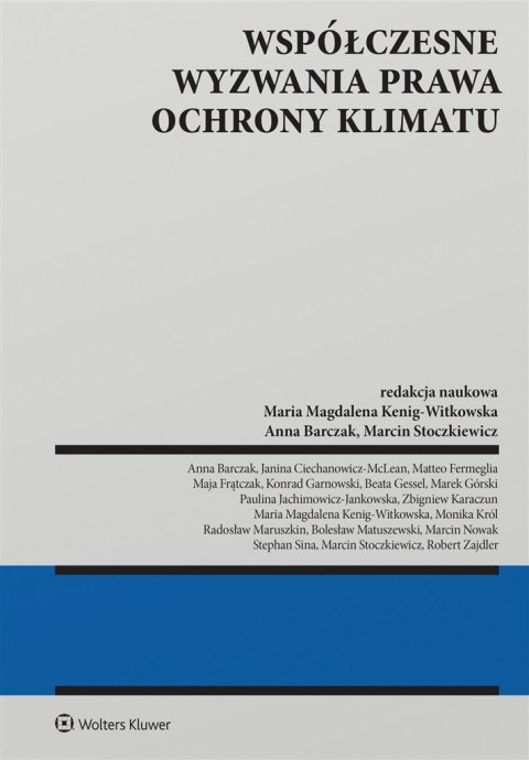 Współczesne wyzwania prawa ochrony klimatu