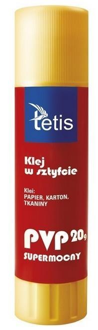 Klej w sztyfcie typu PVP 20g. BG100-F (12szt.)