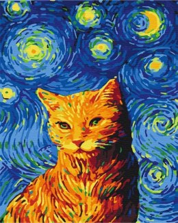 Malowanie po numerach - Kot