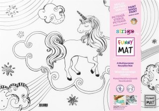 Mata transparentna Unicorn Funny Mat STRIGO