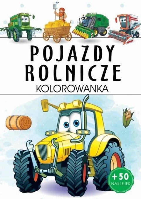 Pojazdy rolnicze - kolorowanka