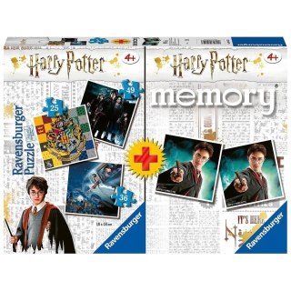 Puzzle 2D 3w1 + memory Harry Potter