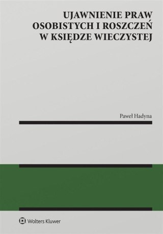 Ujawnienie praw osobistych i roszczeń w księdze..