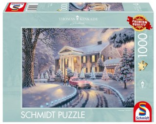 Puzzle PQ 1000 THOMAS KINKADE Graceland zimą G3