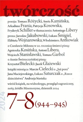 Twórczość 7-8/2024