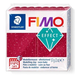 Masa termoutwardzalna Fimo 57g czerwony galaxy