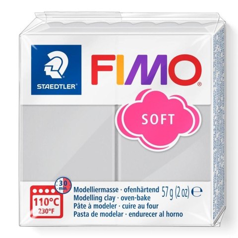 Masa termoutwardzalna Fimo 57g jasnoszary