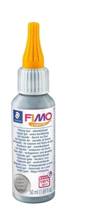 Żel termoutwardzalny Fimo 50ml srebrny