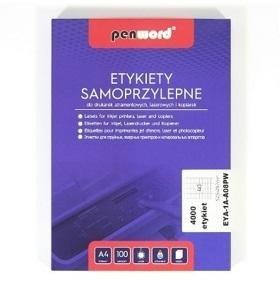 Etykiety samoprzylepne A4/100K 40x52,5x29,7mm Etykiety samoprzylepne A4/100K 40x52,5x29,7mm