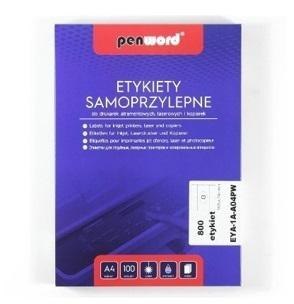 Etykiety samoprzylepne A4/100K 8x105x74mm Etykiety samoprzylepne A4/100K 8x105x74mm
