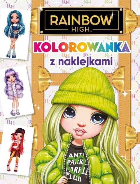 Rainbow High. Kolorowanka z naklejkami