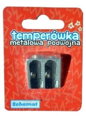 Temperówka podwójna metalowa (24szt)