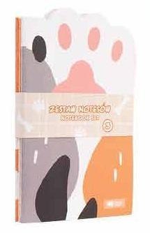 Notes szyty Cat&Dog mix (3szt) HAPPY COLOR