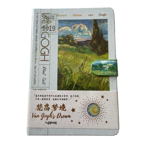 Notes z zapięciem B6/128K Van Gogh Pole pszenicy.. Notes z zapięciem B6/128K Van Gogh Pole pszenicy..