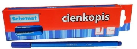 Cienkopis 0,4mm granatowy (10szt)