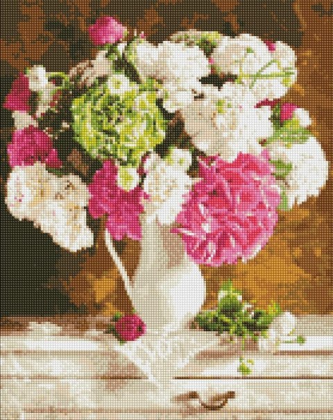Diamentowa mozaika - Czułość w bukiecie 40x50cm Diamentowa mozaika - Czułość w bukiecie 40x50cm