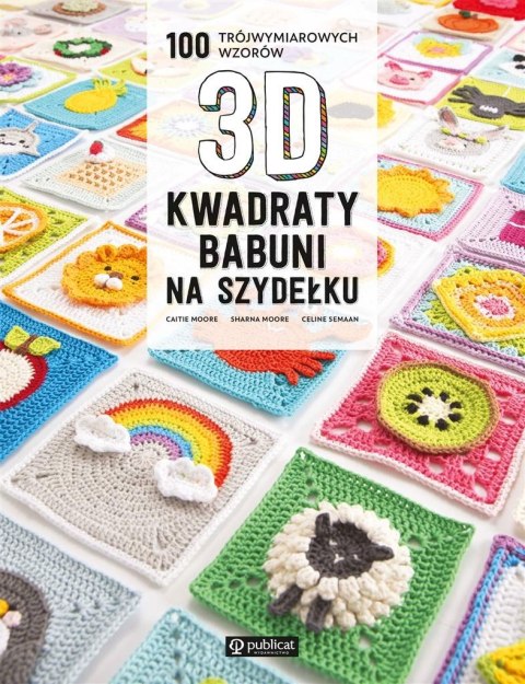 Kwadraty babuni na szydełku Kwadraty babuni na szydełku