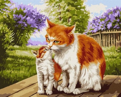 Malowanie po numerach - Matczyne ciepło 40x50cm Malowanie po numerach - Matczyne ciepło 40x50cm