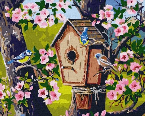 Malowanie po numerach - Parapetówka 40x50cm Malowanie po numerach - Parapetówka 40x50cm