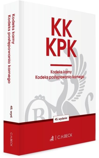 KK. KPK. Kodeks karny. Kodeks postępowania.. w.45