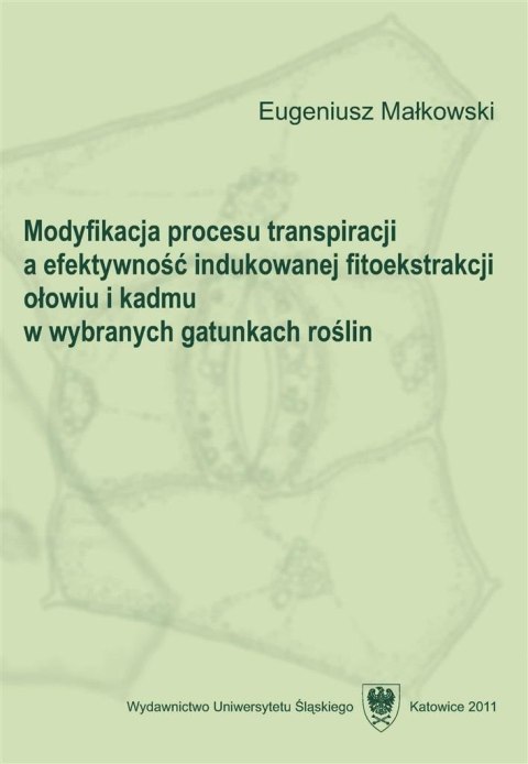 Modyfikacja procesu transpiracji a efektywność...