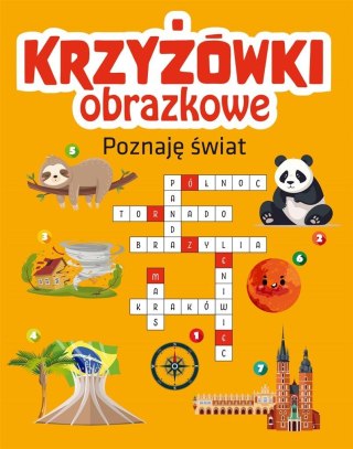 Krzyżówki obrazkowe. Poznaję świat