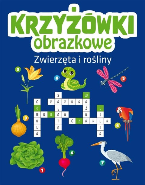 Krzyżówki obrazkowe. Zwierzęta i rośliny