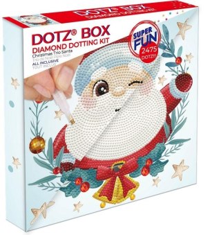 Diamond Dotz Box - Christmas Trio Santa