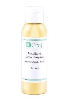 Farba akrylowa metaliczna gold 60ml Farba akrylowa metaliczna gold 60ml