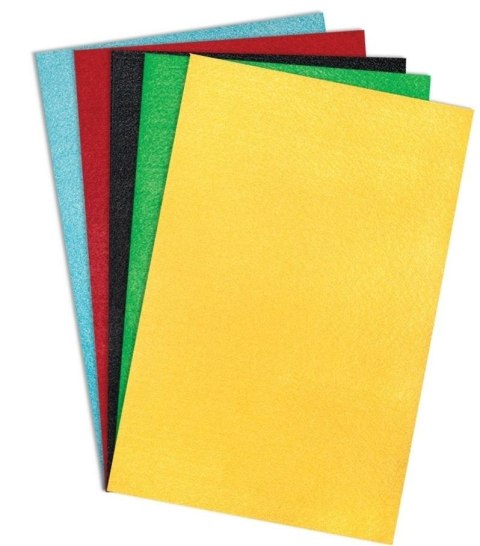 Filc poliestrowy A4 basic 5szt Filc poliestrowy A4 basic 5szt