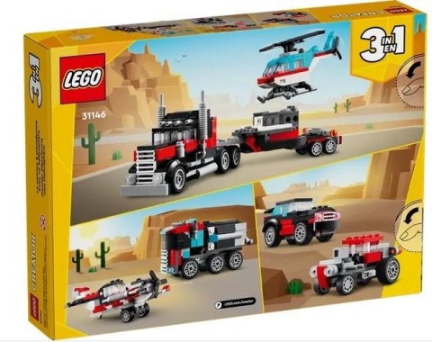 LEGO(R) CREATOR 31146 (8szt) Ciężarówka z platformą