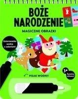 Magiczne obrazki Boże Narodzenie + pisak wodny