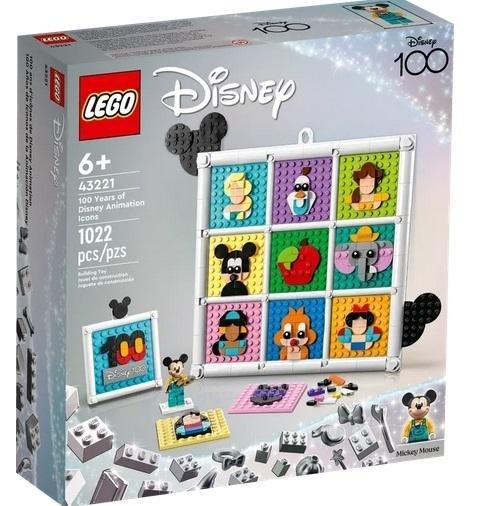 LEGO(R) DISNEY 43221 (3szt) 100 lat animacji Disneya