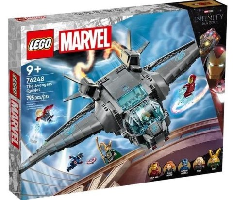 LEGO(R) SUPER HEROES 76248 (4szt) Quinjet Avengersów