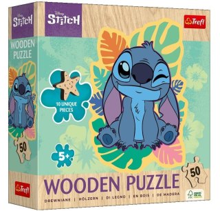 Puzzle drewniane 50 Wesoły Stitch TREFL