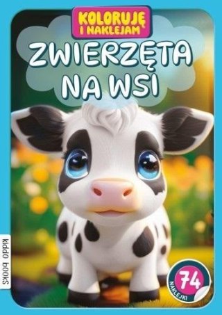 Koloruję i naklejam, Zwierzęta na wsi