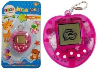 Gra elektroniczna tamagotchi różowa