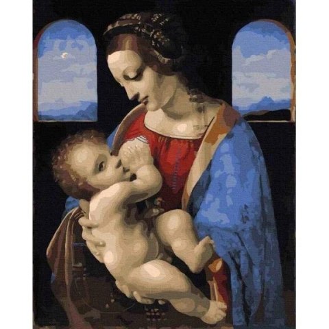 Malowanie po numerach - Madonna Litta 40x50cm