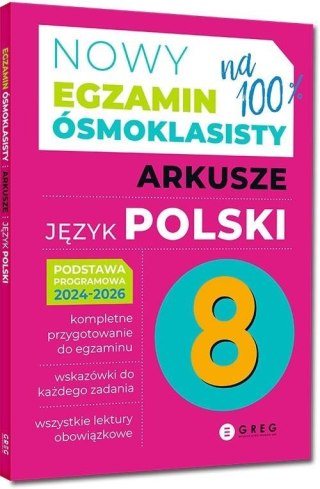 Nowy Egzamin ósmoklasisty J. polski Arkusze 2024..