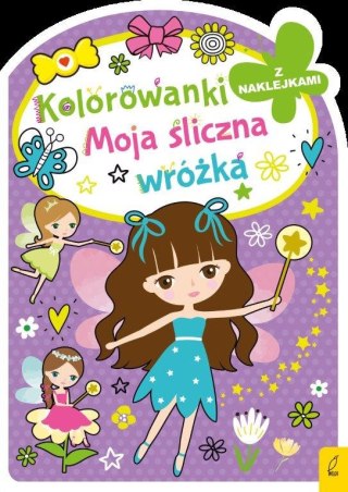 Moja śliczna wróżka. Kolorowanka z wykrojnikiem